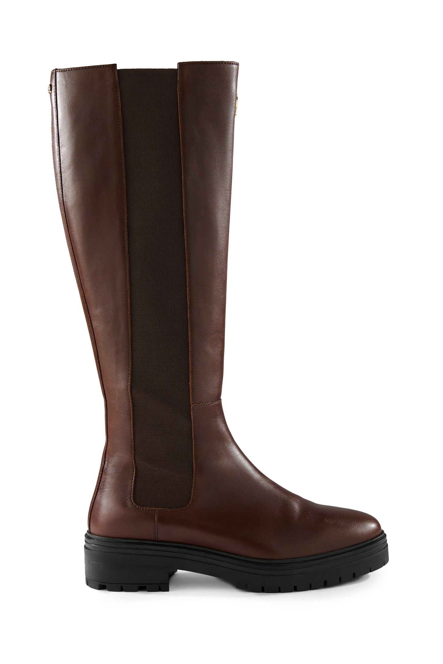 Holland Cooper Astoria Knee Boot (Rich Chocolate)