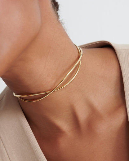 Continuity Gold Choker