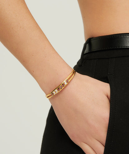 Exuberance Gold Cuff Bracelet
