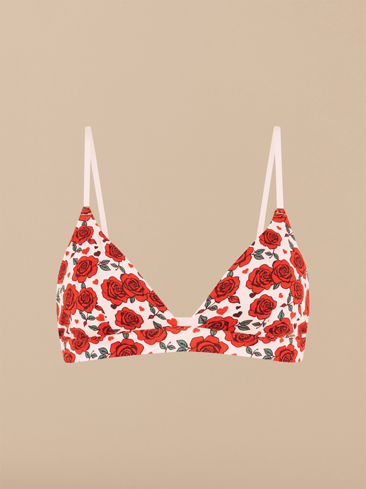 MeUndies UltraModal™ FeelFree Triangle Bralette | Rosy Cheeks