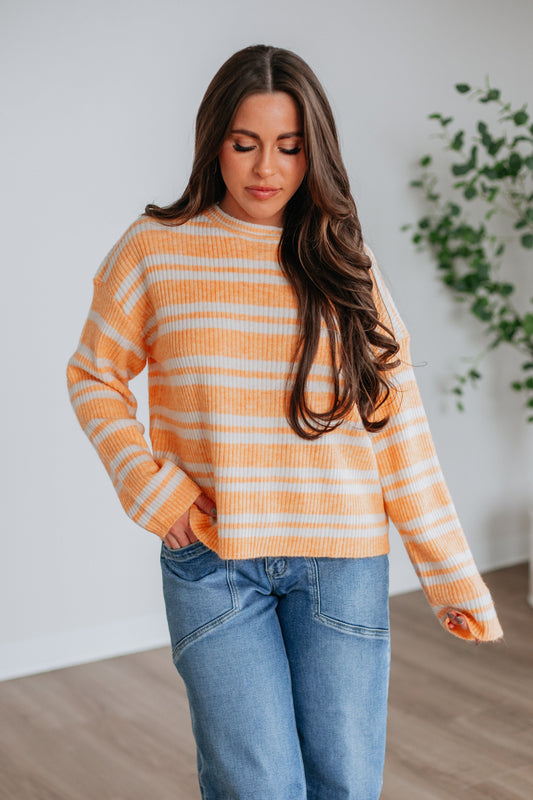 Wild Oak Boutique Kristie Striped Sweater