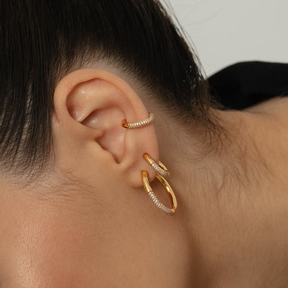 Lapse Gold Hoops