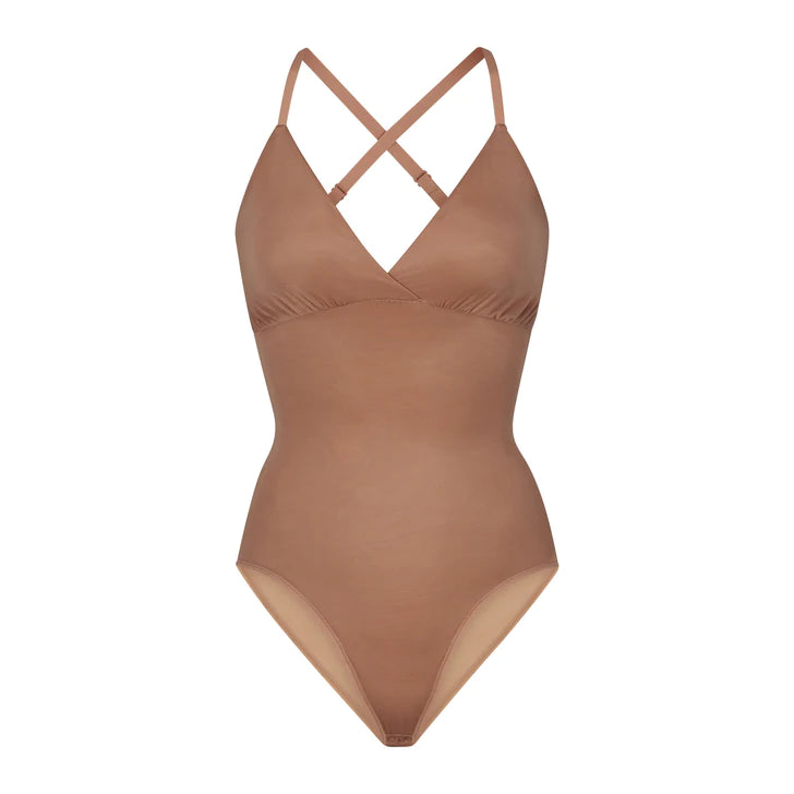 BARELY THERE SHAPEWEAR BODYSUIT BRIEF W/ SNAPS