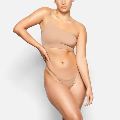 FITS EVERYBODY ONE SHOULDER BRALETTE