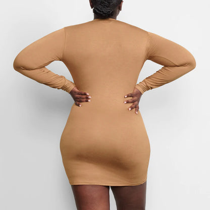 SLEEP HENLEY DRESS