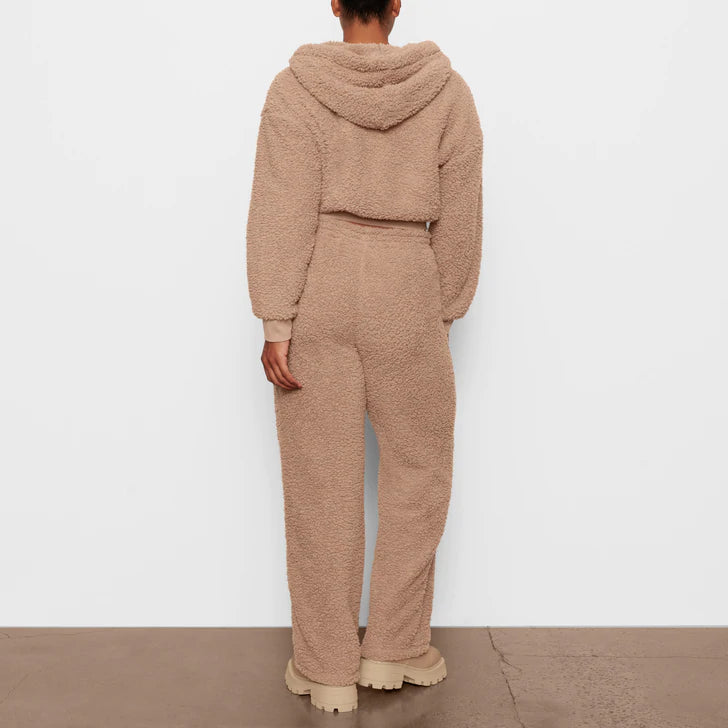 TEDDY ZIP UP HOODIE